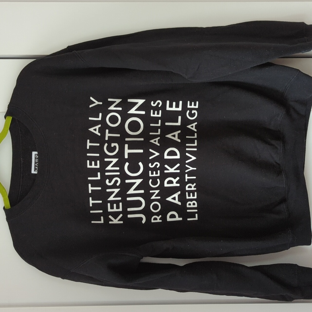 Black Toronto sweatshirt